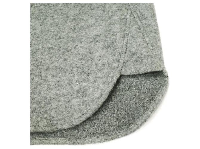 Autre Marque Ais Kabelstrick Wollkleid Grau - Ansicht 5