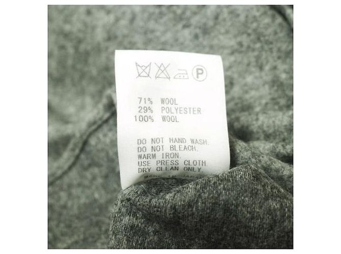 Autre Marque Ais Kabelstrick Wollkleid Grau - Ansicht 7
