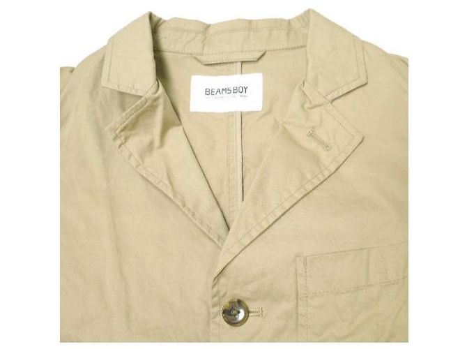 Autre Marque Giacca in cotone Dump3Button BEAMS BOY Beige - vista 4