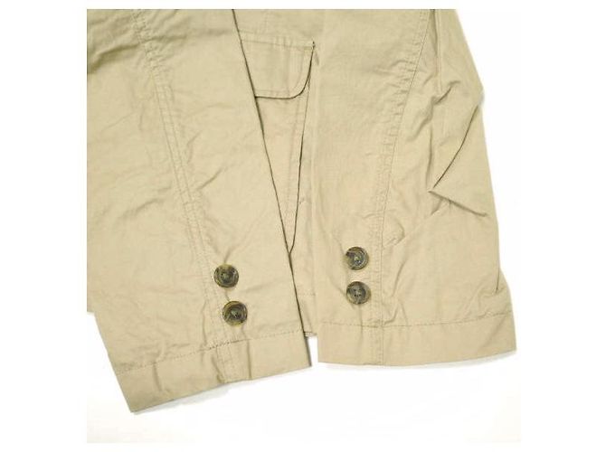 Autre Marque Giacca in cotone Dump3Button BEAMS BOY Beige - vista 5
