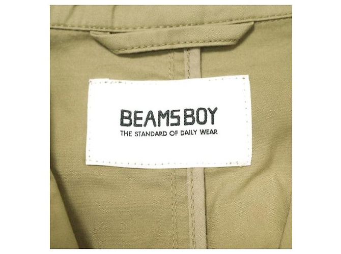 Autre Marque Giacca in cotone Dump3Button BEAMS BOY Beige - vista 7