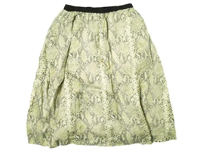 Autre Marque Gonna in seta rayon Python Beautiful People Beige - vista 2