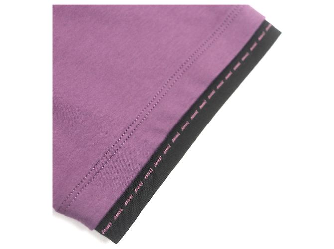 Camiseta de algodão Hermès Roxo - vista 4