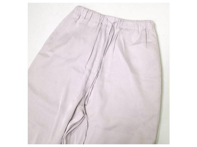 Autre Marque Pantalones de Algodón Cupro Demi-Luxe BEAMS Púrpura Lavanda - vista 4
