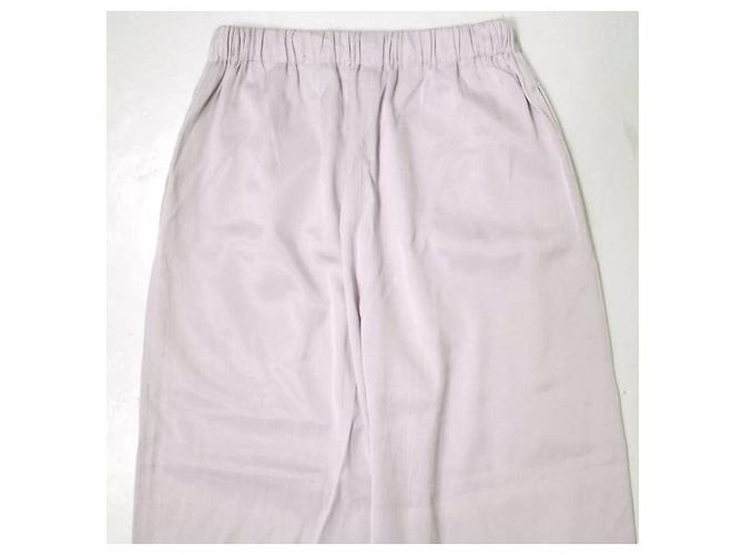 Autre Marque Pantalones de Algodón Cupro Demi-Luxe BEAMS Púrpura Lavanda - vista 5