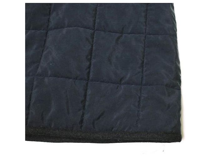 Autre Marque Abrigo con Capucha de Seda MAATEE＆SONS Abrigo de Seda Azul Azul marino - vista 5