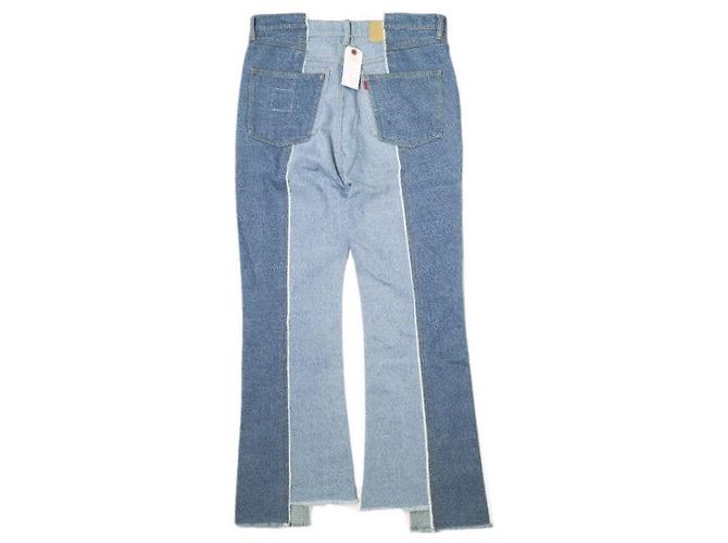 Autre Marque Pantalones de denim FLARE Danke Schon reDNM+1 Azul - vista 2