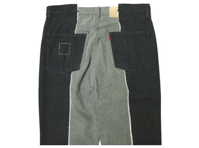 Autre Marque Pantalones de denim FLARE Danke Schon reDNM+1 Negro - vista 6