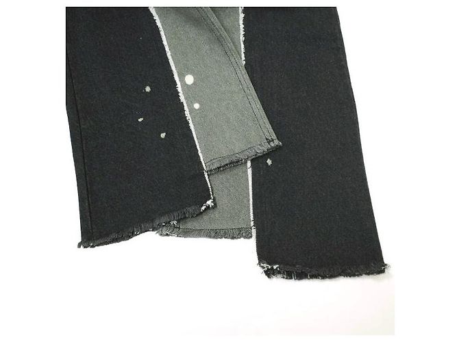 Autre Marque Pantalones de denim FLARE Danke Schon reDNM+1 Negro - vista 7