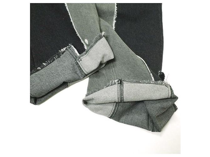 Autre Marque Pantalones de denim FLARE Danke Schon reDNM+1 Negro - vista 8