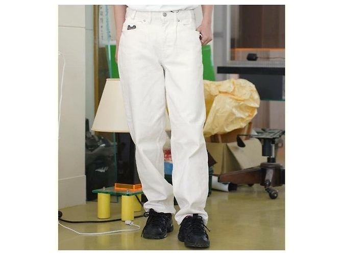 Autre Marque Calça de algodão HUF CROMER SIGNATURE Branco - vista 3