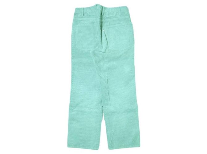 Autre Marque Pantalones de pana WESTOVERALLS 817F Pantalones de algodón Verde - vista 2