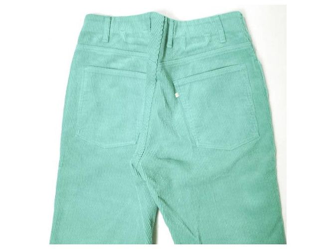 Autre Marque Pantalones de pana WESTOVERALLS 817F Pantalones de algodón Verde - vista 5