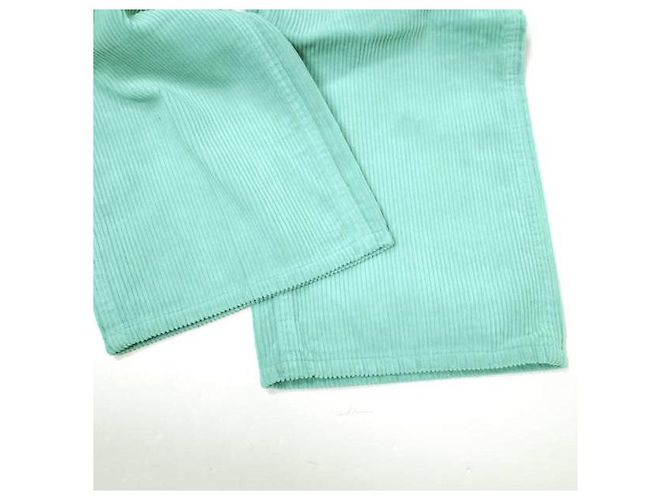 Autre Marque Pantalones de pana WESTOVERALLS 817F Pantalones de algodón Verde - vista 6