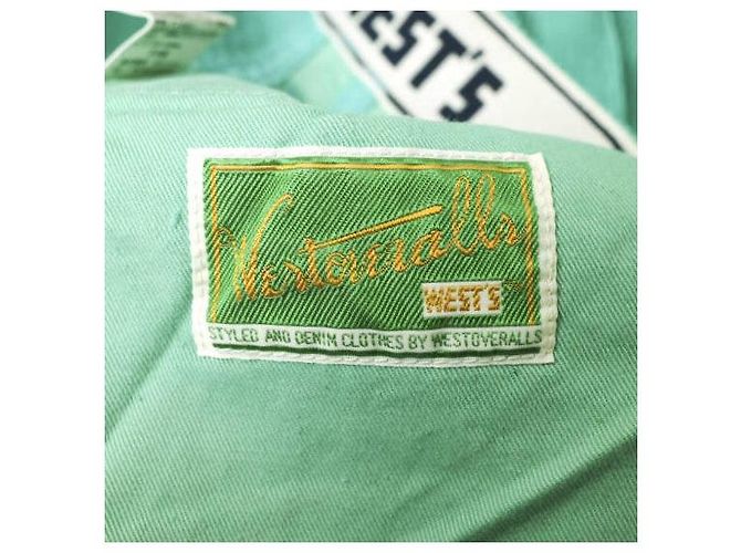 Autre Marque Pantalones de pana WESTOVERALLS 817F Pantalones de algodón Verde - vista 7