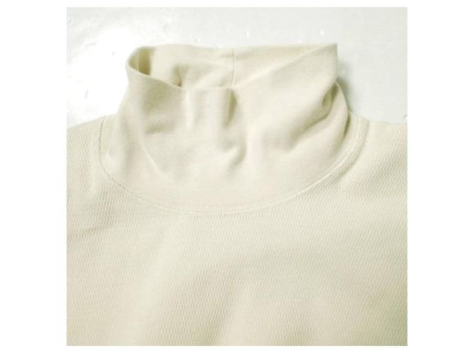 Autre Marque B:MING by BEAMS camiseta térmica de cuello alto de algodón de manga larga Beige - vista 4
