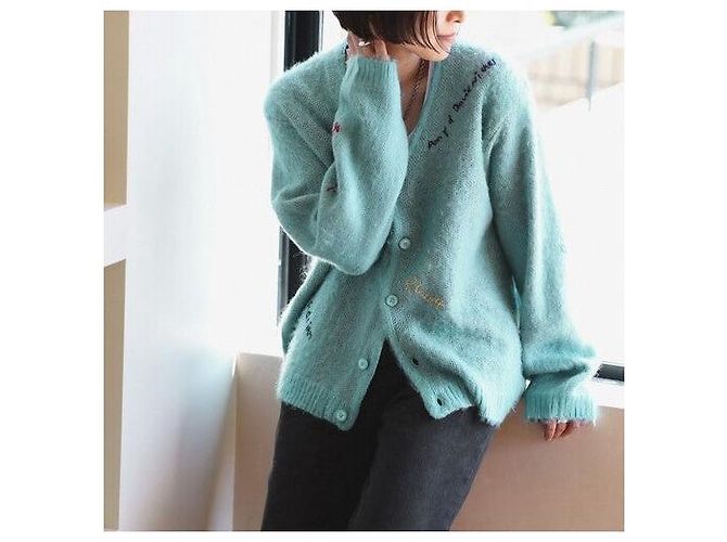 Autre Marque B:MING von BEAMS Ambiente Strickjacke Blau - Ansicht 4