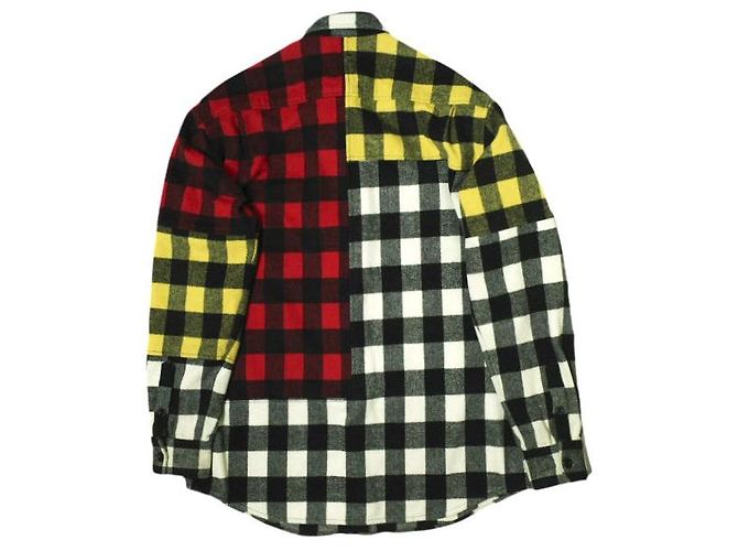 Autre Marque Camicia in flanella PATCH WORK di Liam Hodges Multicolore - vista 2