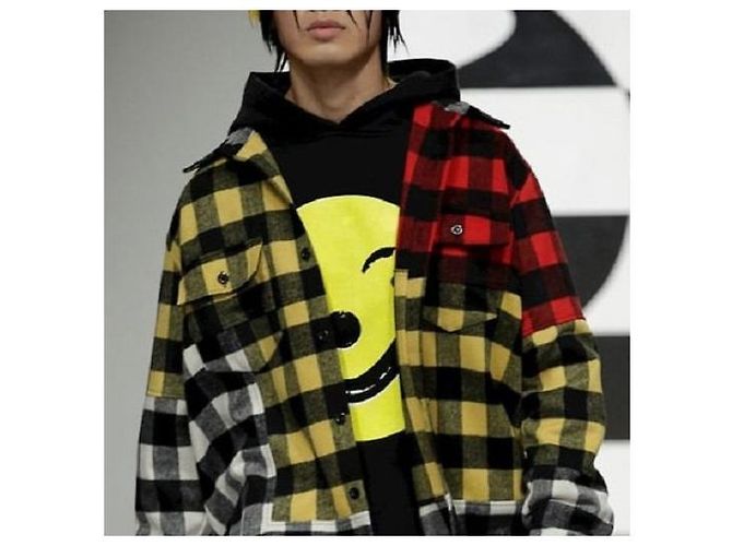 Autre Marque Camicia in flanella PATCH WORK di Liam Hodges Multicolore - vista 3