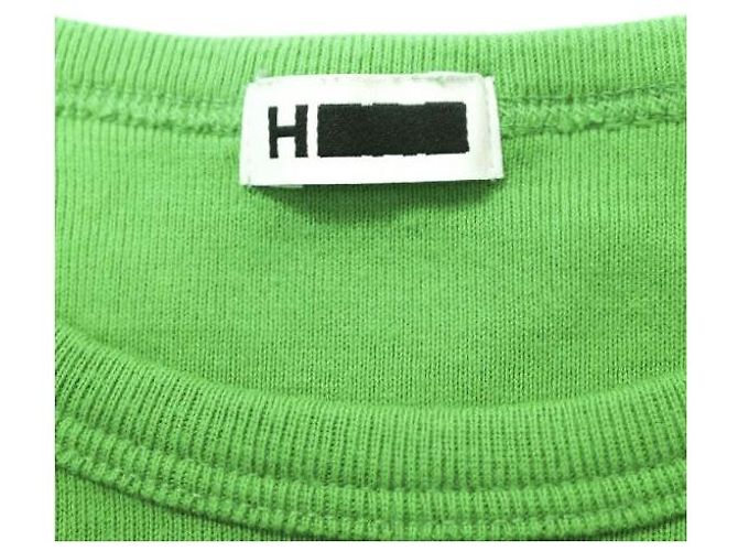 Autre Marque Camiseta de algodón H BEAUTY&YOUTH Verde - vista 4