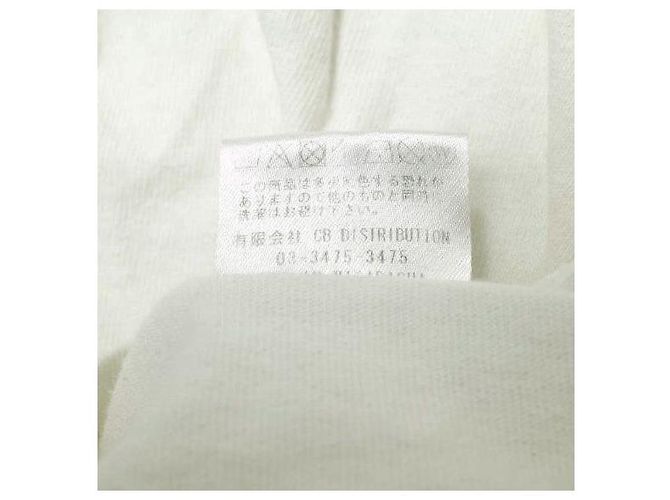 Autre Marque Camiseta de algodão SSZ OVAL Limited Branco - vista 7
