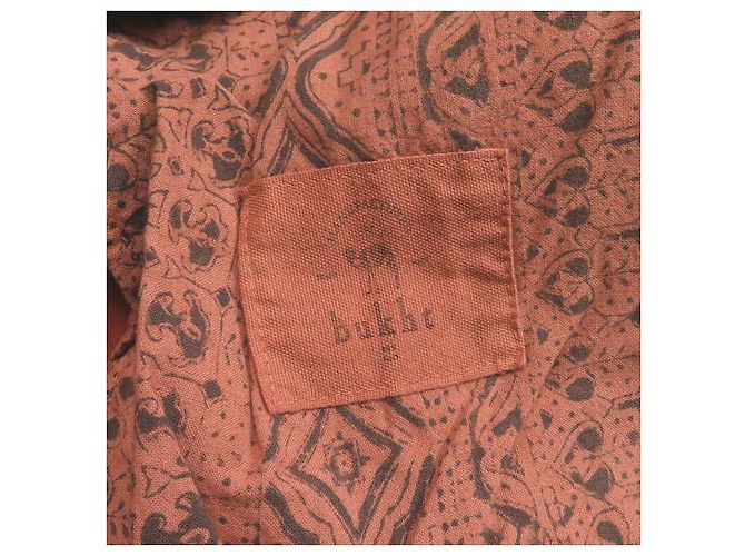 Autre Marque Chaqueta Safari OJO+ de Rayón Naranja - vista 10