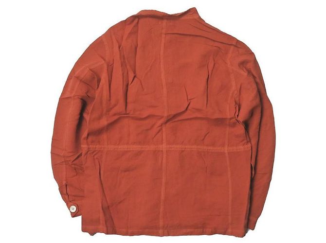 Autre Marque Chaqueta Safari OJO+ de Rayón Naranja - vista 2