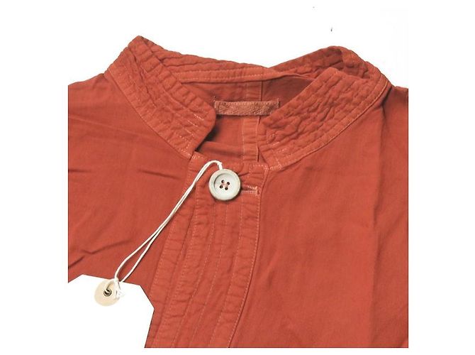 Autre Marque Chaqueta Safari OJO+ de Rayón Naranja - vista 4