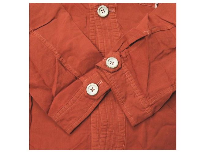 Autre Marque Chaqueta Safari OJO+ de Rayón Naranja - vista 7