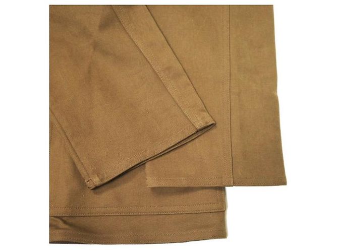Autre Marque Chaqueta de algodón de doble tela a cuadros Castaño - vista 6
