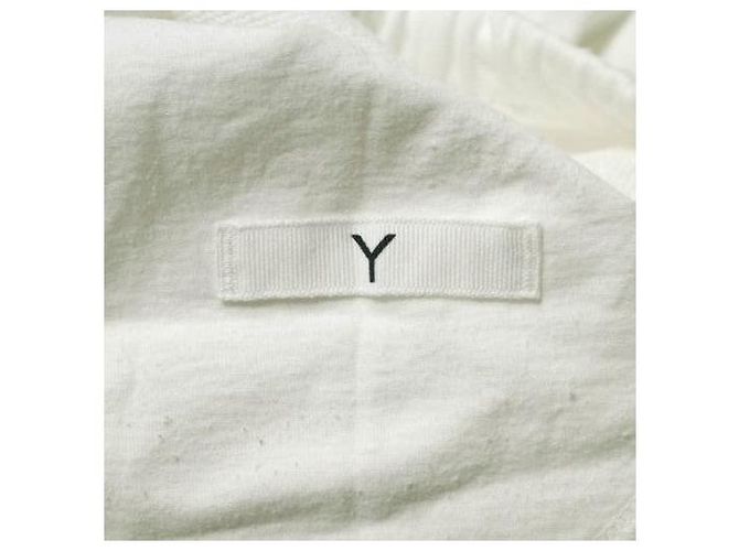 Autre Marque Pantalones de chándal de mezcla de algodón orgánico YLEVE y felpa pesada Blanco - vista 3