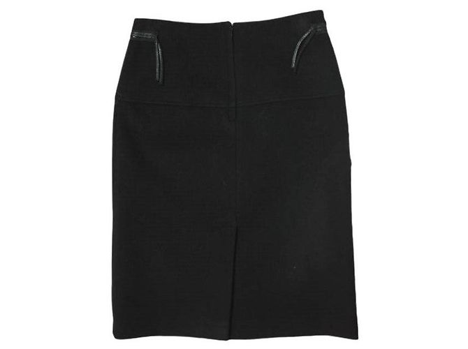 Woll-Polyester-Rock tao COMME des GARCONS Schwarz - Ansicht 2