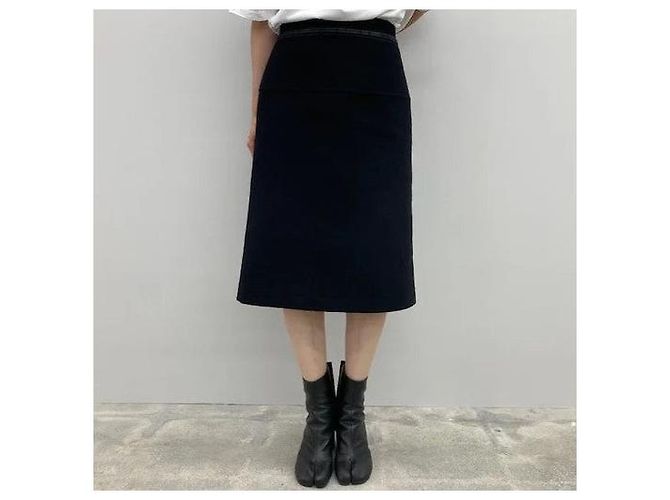 Woll-Polyester-Rock tao COMME des GARCONS Schwarz - Ansicht 3