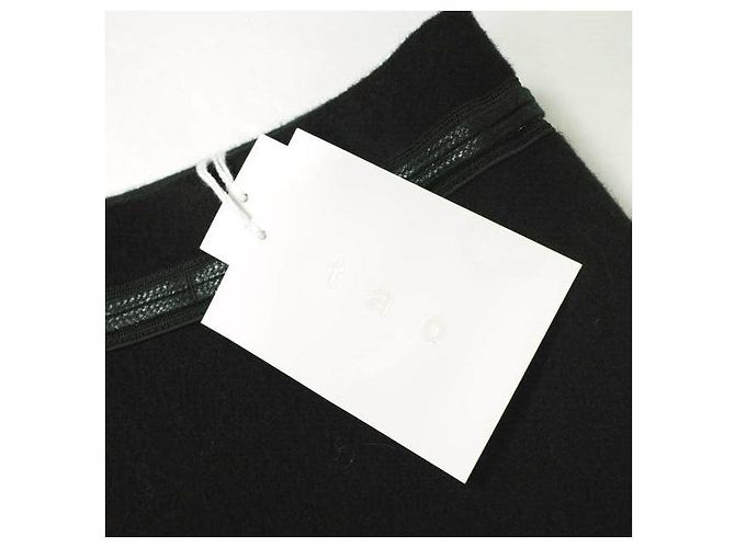 Woll-Polyester-Rock tao COMME des GARCONS Schwarz - Ansicht 4