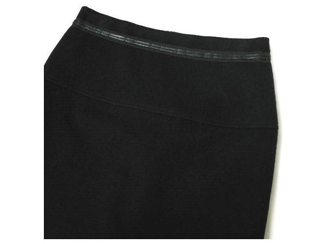 Woll-Polyester-Rock tao COMME des GARCONS Schwarz - Ansicht 6