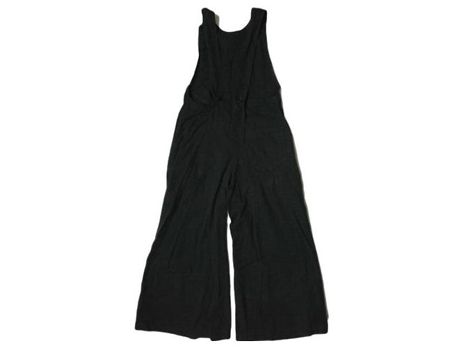 Autre Marque sana Herringbone-Jumpsuit Schwarz - Ansicht 2