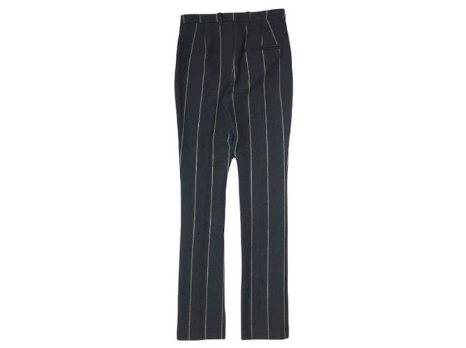 Autre Marque Pantaloni Slim a Righe 3.1 Phillip Lim in Poliestere e Rayon Blu Blu navy - vista 2