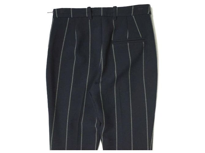Autre Marque Pantaloni Slim a Righe 3.1 Phillip Lim in Poliestere e Rayon Blu Blu navy - vista 5