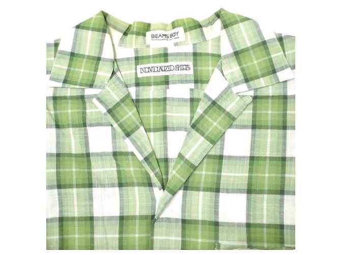 Autre Marque Vestido de algodón BEAMS BOY de INDIVIDUALIZED SHIRTS Verde - vista 4