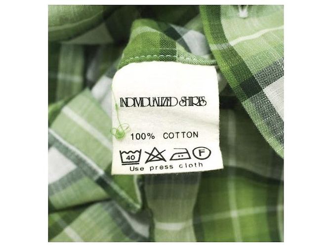 Autre Marque Vestido de algodón BEAMS BOY de INDIVIDUALIZED SHIRTS Verde - vista 8