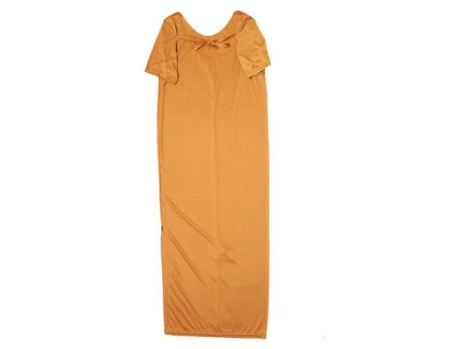 Autre Marque PERVERZE Lange Kleid aus Polyester Orange - Ansicht 2