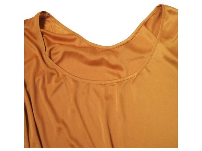 Autre Marque PERVERZE Lange Kleid aus Polyester Orange - Ansicht 3