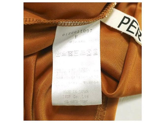 Autre Marque PERVERZE Lange Kleid aus Polyester Orange - Ansicht 8