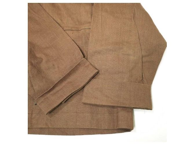 Autre Marque Chaqueta de Lino Big Pocket ODORANTES Castaño - vista 5