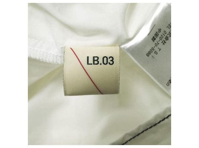 Autre Marque nano universe LB.03 Bluse mit Schleife aus Baumwolle und Polyester Weiß - Ansicht 7