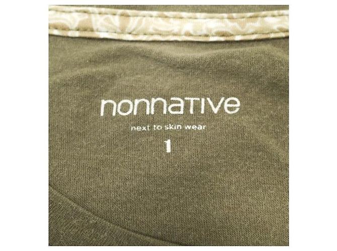 Autre Marque Camiseta de algodón con bolsillo nonnative Verde Caqui - vista 3