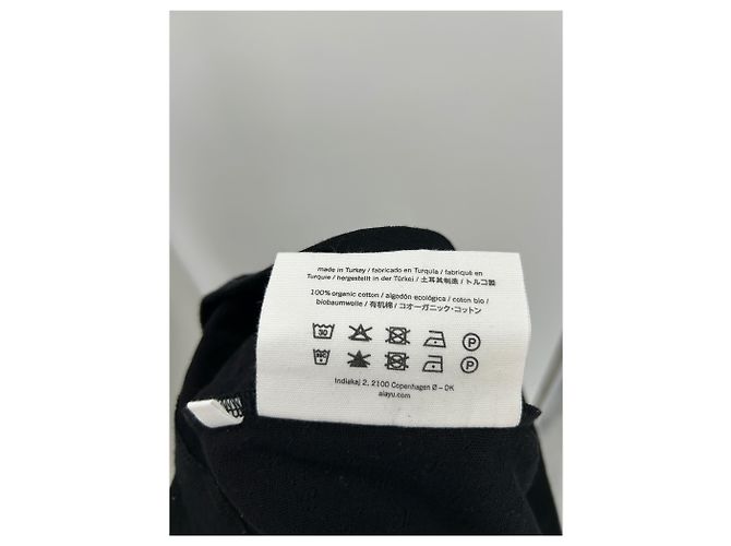Autre Marque T-shirt a manica corta nera in cotone Nero - vista 7