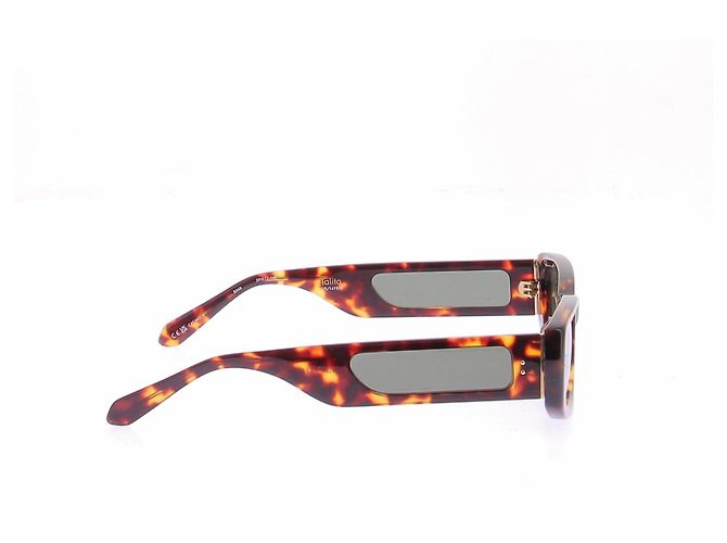 Linda Farrow Gafas de sol marrones "Talita" Verde - vista 3