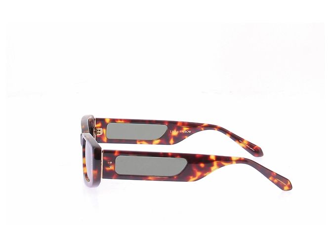 Linda Farrow Gafas de sol marrones "Talita" Verde - vista 4