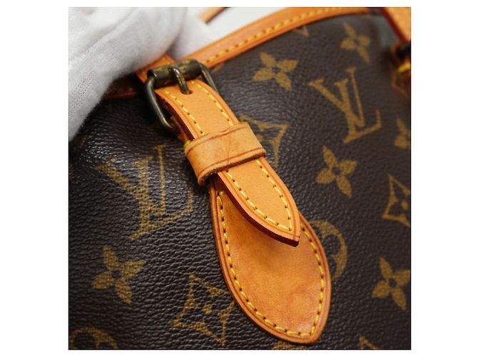 Borsa Tote Bucket PM Monogram Louis Vuitton Marrone - vista 11